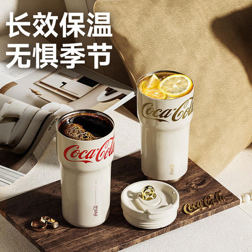 【分仓直发包邮】GERM格沵可口可乐联名款小蛮腰系列保温杯700ml（绯白/莹贝/桃气）GE-CK23AW-B79 商品图2