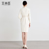 艾尚臣假两件连衣裙女2025新款高级感气质女神范主持人上镜工作装 商品缩略图4