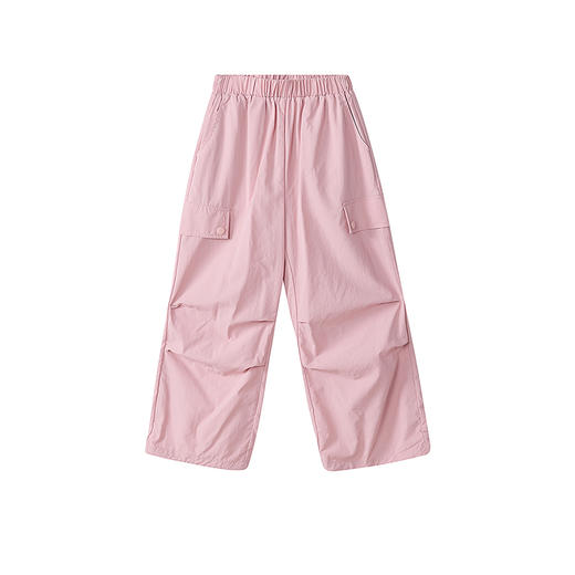 笛莎Deesha 童装女童裤子2025夏新款女童速干直筒工装裤 商品图4