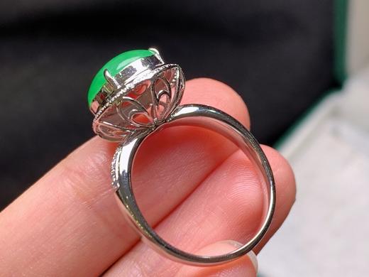 蛋面翡翠戒指 商品图4