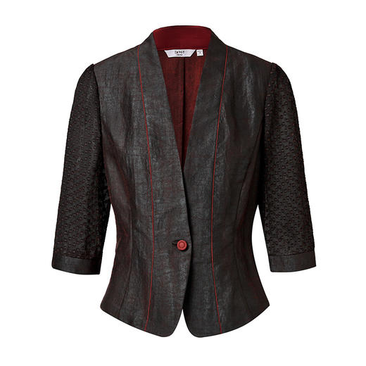 TANGY Collection/2025天意精品夏季新品中国风女士莨绸外套 商品图4