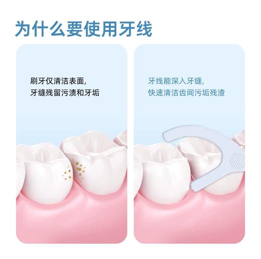 小鹿妈妈牙线单支独立包装   一次性卫生便携超细牙签家用剔牙线3.234 商品图1