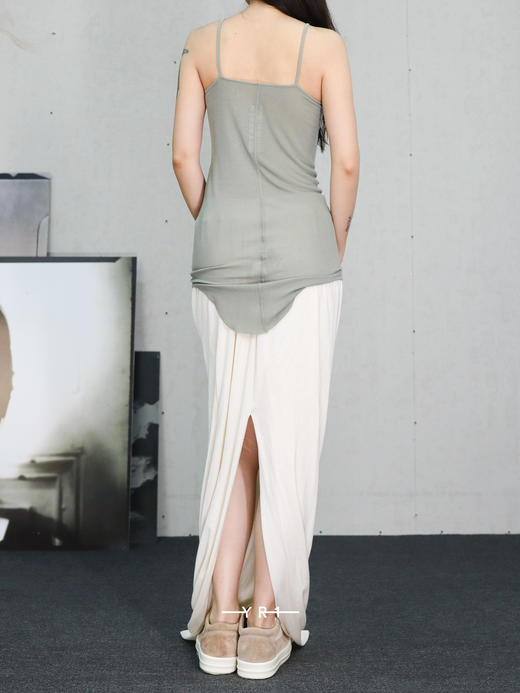 Rick Owens Drkshdw |  HOLLYWOOD白色宽松长裙 商品图3