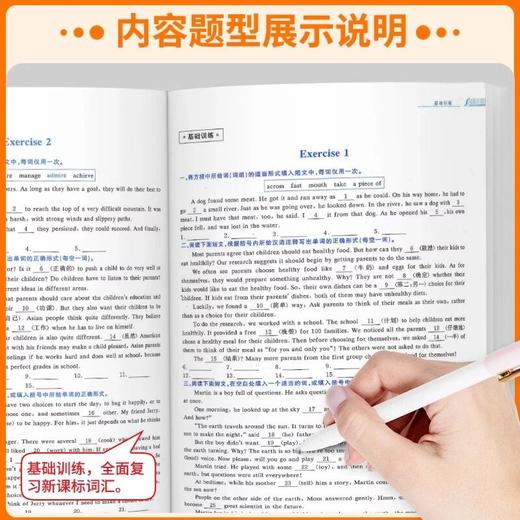 浙江专版满分词汇与语法填空初中英语组合训练中考英语满分作文 商品图3