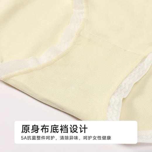 都市丽人舒肤棉纯棉系列棉茶平角裤LKH5B4 商品图8