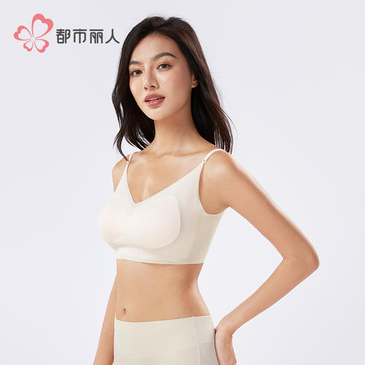 都市丽人时尚美搭特殊面料短抹胸超薄冰丝抹胸LVH1A6 商品图2