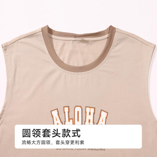 都市丽人超值精选男士棉质背心套装薄32支TC65/35单面无袖类FHH2A2 商品图4
