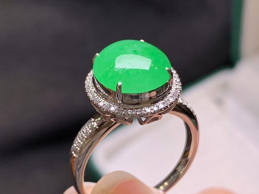 蛋面翡翠戒指 商品图3