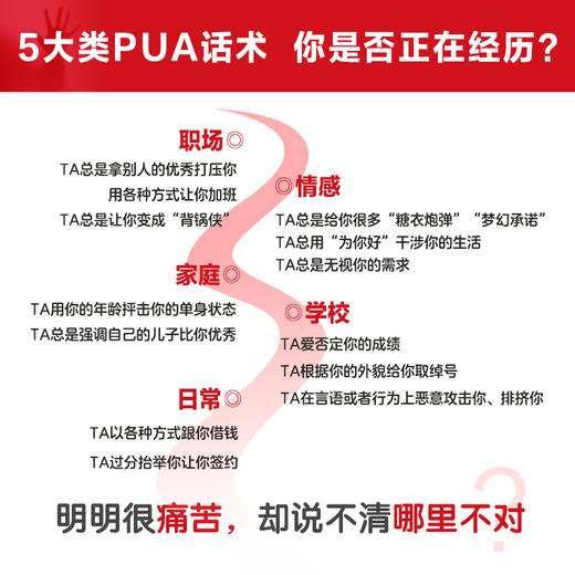 反PUA指南 任康磊著职场pua领导pua煤气灯效应精神操纵精神控制焦虑抑郁套路自我怀疑校园pua家庭pua 商品图2