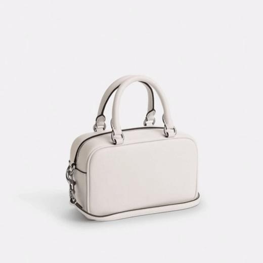 【质保一年】【礼盒礼袋 】COACH蔻驰女士小方包 奥莱波士顿桶包通勤时尚单肩斜挎手提包 商品图3