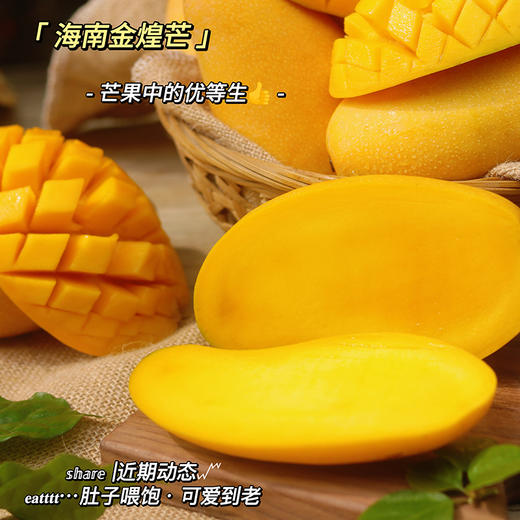 【分仓直发包邮】海南金煌芒小果3斤装（单果:200-300g 约4-5个） 商品图0