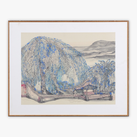 林顺文《山水之一》国画34CM*44.5CM约1.4平尺手绘纸本宣纸作品【原作编号GH0449】