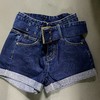 MZ卷边配腰带A字休闲牛仔短裤21207 DT49夏季380032000028 商品缩略图0