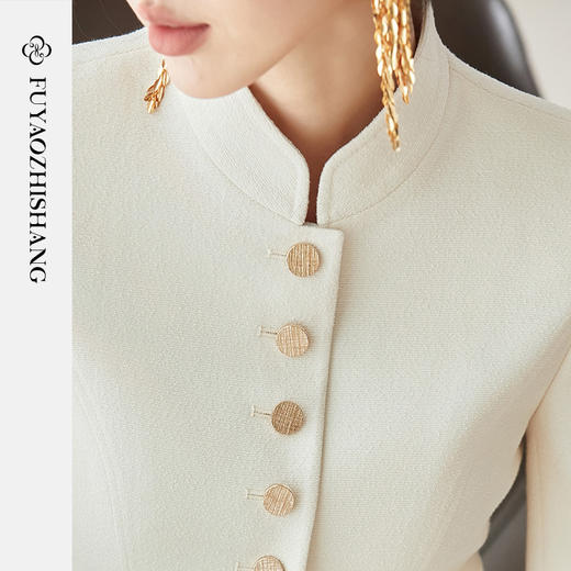 FUYAO扶摇 民国风西装外套女2025春季新款国潮新中式长袖西服上衣 商品图2