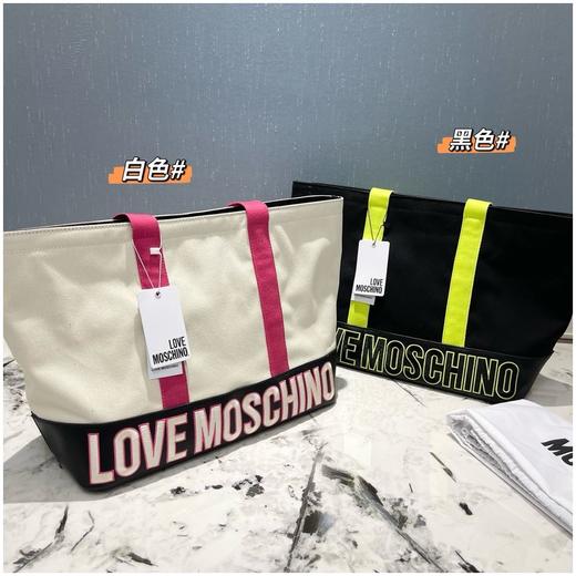 纯元Love Moschion Free Time女士帆布托特购物袋 商品图1