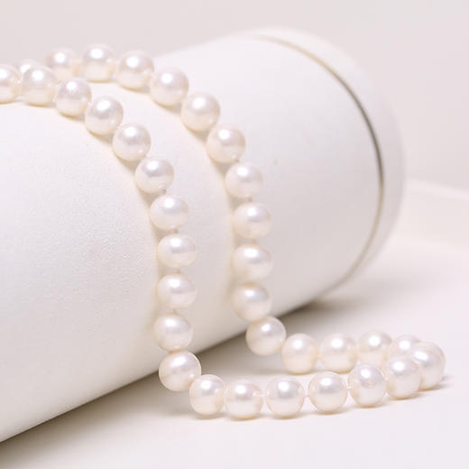淡水珍珠套装 项链+925银耳钉 10.5-11.5mm 一口价 109085W 商品图3