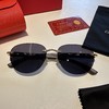 F083卡地亚 新款纯钛无框钻石切割太阳镜高端太阳镜 商品缩略图0