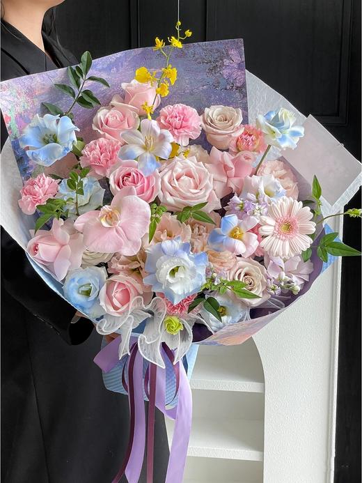 清雅绝尘----绣球韩式花束十选一 商品图2