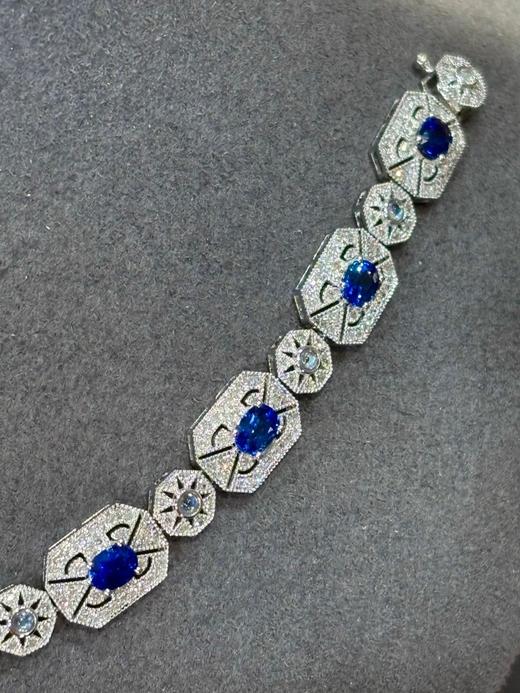 4ct刻面蓝宝石手链 商品图1