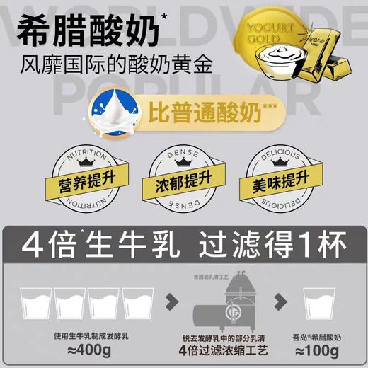 冰淇淋口感 细腻醇厚 | 吾岛希腊酸奶/乳制品  短保 富含多种有益菌 多规格入 商品图2