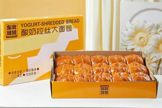 东北姥姥酸奶拉丝大面包3个 商品图0