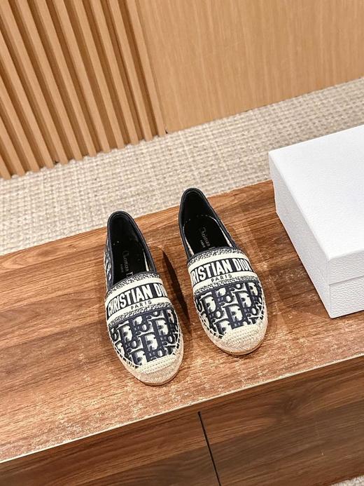 迪奥Granville经典穆勒渔夫鞋，3D万针刺绣工艺（HC） 商品图3