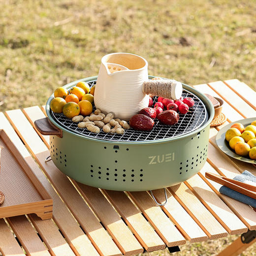 【分仓直发包邮】卓一乐逸户外碳烤炉ZY-2402L 商品图0