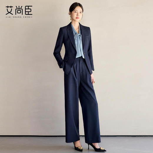 艾尚臣西服套装女春2025新款高级感商务正装气质教资面试职业西装 商品图4