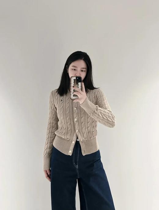 【高品质私服】【RL 修身版绞花编织棉质针织开衫】精巧直身版型，不压身高轻松驾驭G1172-CC【无标出货 介意慎拍】 商品图3