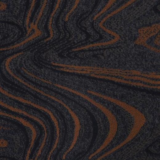 T2630夏季高级感新款美式抽象撞色圆领短袖T恤小众设计百搭宽松上衣 商品图3