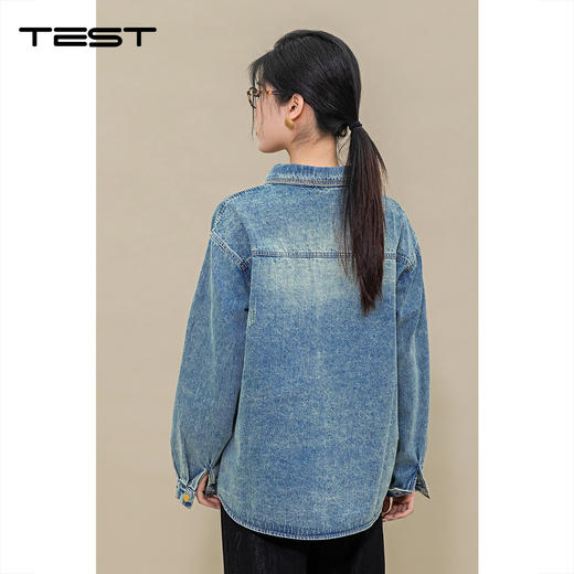 春上新时尚气质百搭休闲牛仔衣外套2251051 商品图5