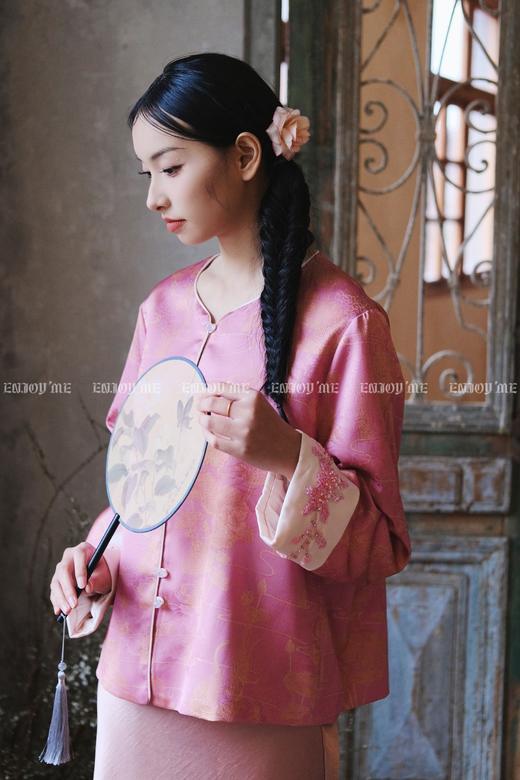 【门店同款】ENJOY春季云敛-春光推盏袖口钉珠外套 161900051 商品图4