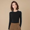 【女士插肩长袖】撞色复古插肩袖t恤女短上衣冬季春秋装美式辣妹ins长袖打底衫内搭 商品缩略图2