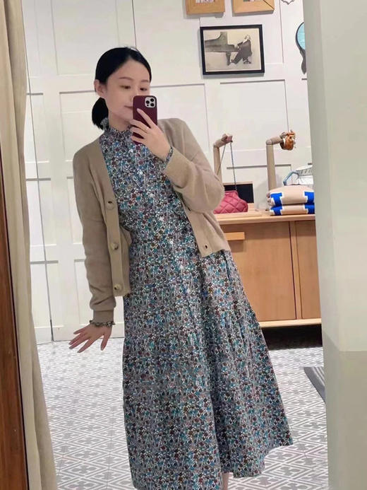 【高品质私服】【MM棉质碎花连衣裙】收腰版型 凸显腰身拉长身材比例G0795-CC【无标出货 介意慎拍】 商品图5