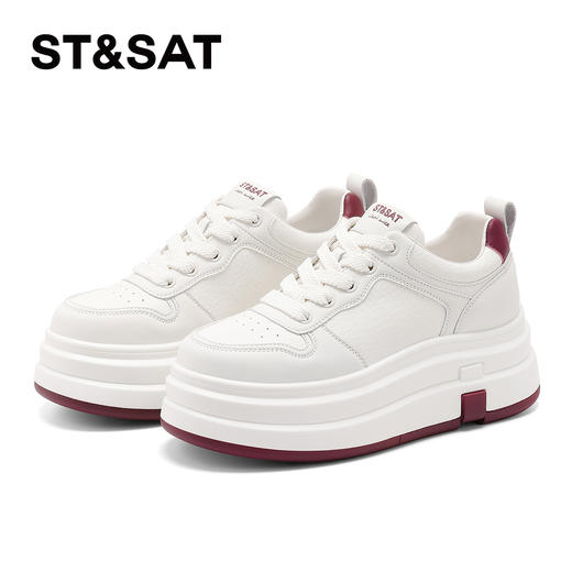 星期六时尚百搭休闲透气厚底板鞋SSD1112C9M 商品图7