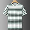 【棉质】【DDS】大依优型大码圆领条纹短袖T恤夏季新款肥佬休闲棉质加肥加大上衣男士胖子 商品缩略图3