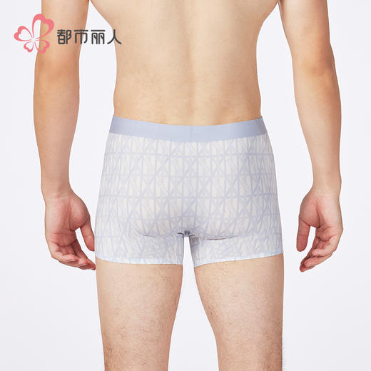 都市丽人日常休闲锦纶平角冰丝平角裤FKHH05 商品图3