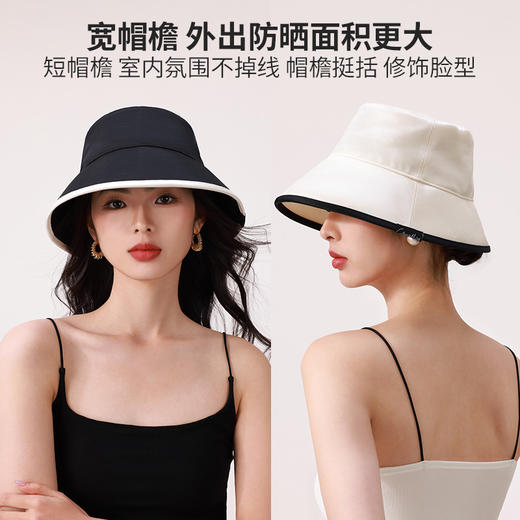 CHRISSIE MORRIS 颗里“小香风”渔夫防晒帽 商品图3