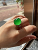 玻璃种艳绿蛋面戒指【5280802】具体价格微信咨询 商品缩略图5