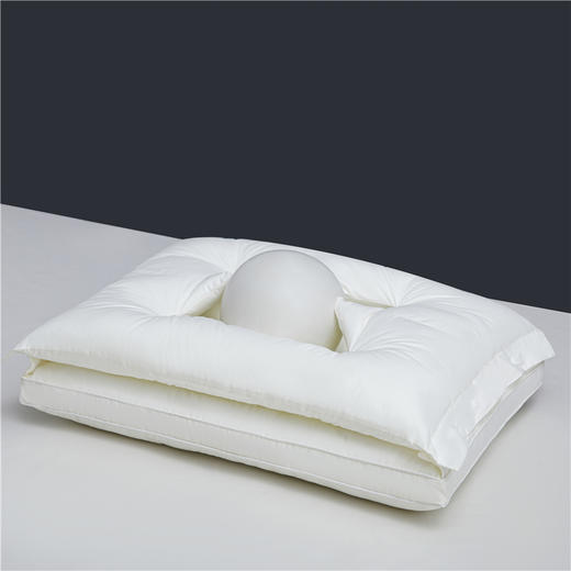 自然醒全棉双层可拆卸星空枕二合一侧睡家用一对装护颈助睡眠枕芯单人整头XK 商品图1