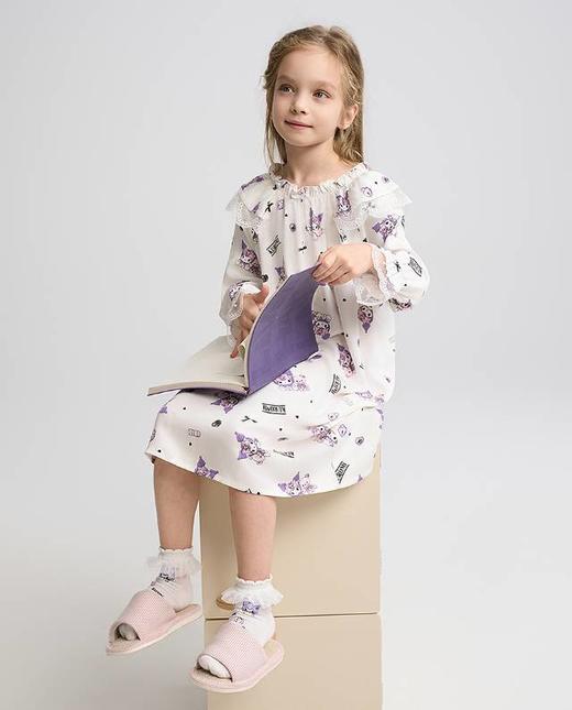 【春上新】8楼爱慕儿童Aimer Kids女孩酷洛米幻彩熊长袖睡裙AK144H221，吊牌价429元 商品图2
