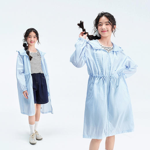 笛莎Deesha青少年女童外套2025夏季女童防晒服外套 商品图0