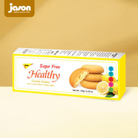 波兰捷森无糖柠檬味夹心曲奇饼干150g