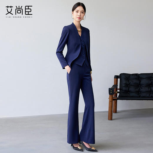 高端职业套装女2025新款西装正装时尚气质置业顾问酒店经理工作服 商品图3