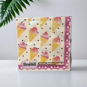 RENOVA冰淇淋黑标餐巾纸 20张/包