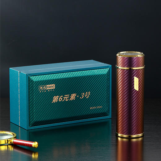思宝旗舰店新品第6元素3/4号真空杯礼盒包装内置茶隔便携车载 商品图4