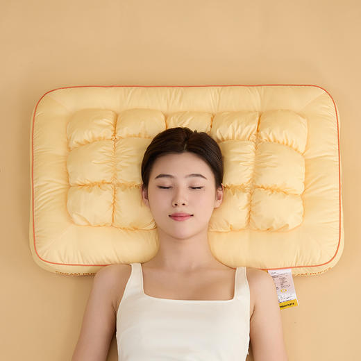 自然醒奶芙泡泡面包枕头护颈椎助睡眠家用成人睡觉专用枕芯一对装不塌陷不变形整头XK 商品图1