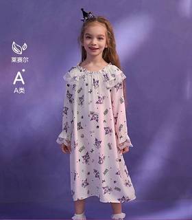 【春上新】8楼爱慕儿童Aimer Kids女孩酷洛米幻彩熊长袖睡裙AK144H221，吊牌价429元