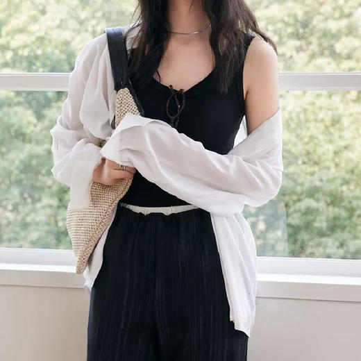 优选丨馥迦春夏亲肤内搭天丝羊毛背心 商品图6