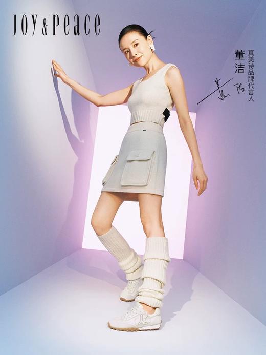 Joy&peace真美诗 董洁同款真美诗小彩蛋2025春运动休闲阿甘鞋复古德训鞋女29801AM5 商品图1